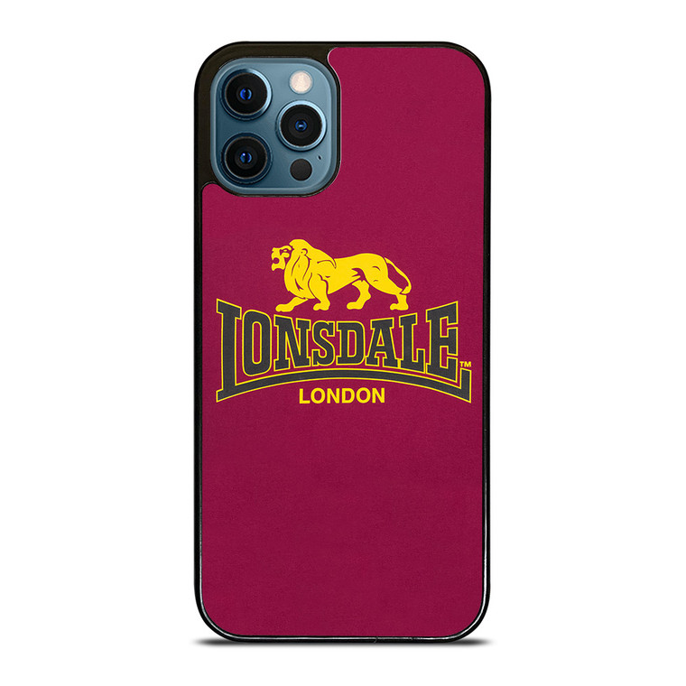 LONSDALE LONDON BOXING LOGO RED iPhone 12 Pro Max Case Cover