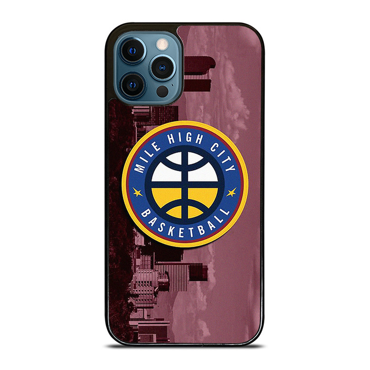 MILE HIGH CITY BASKETBALL BADGE iPhone 12 Pro Max Case Cover