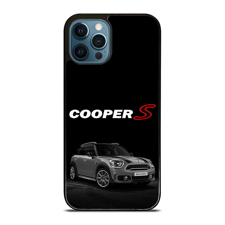 MINI COOPER S BLACK LOGO iPhone 12 Pro Max Case Cover