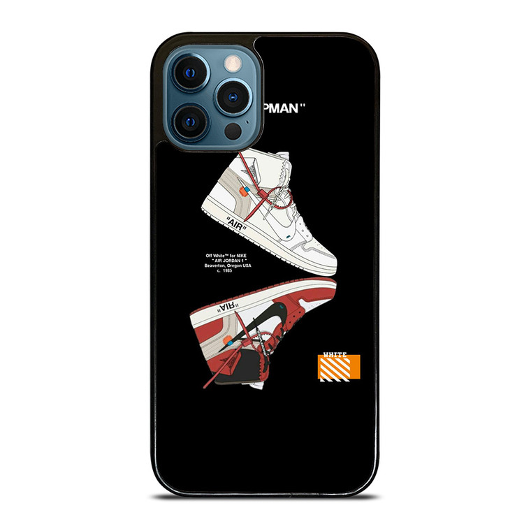 NIKE AIR JUMPMAN OFF WHITE SNEAKERS iPhone 12 Pro Max Case Cover