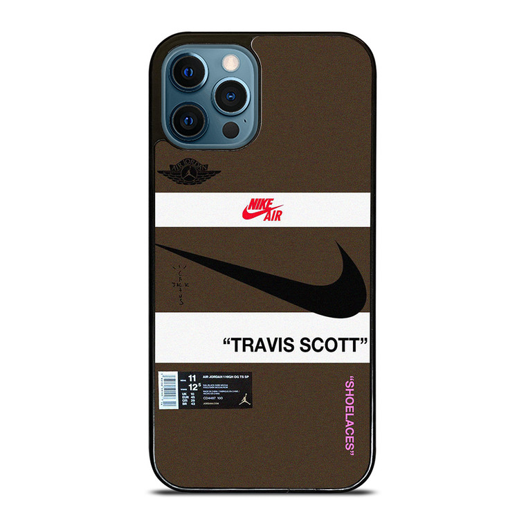 NIKE AIR TRAVIS SCOTT LOGO iPhone 12 Pro Max Case Cover NIKE AIR TRAVIS SCOTT LOGO iPhone 12 Pro Max Case Cover