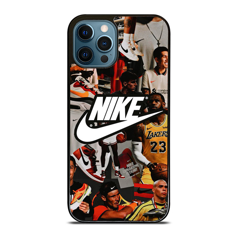 NIKE ATHLETE COLLAGE iPhone 12 Pro Max Case Cover NIKE ATHLETE COLLAGE iPhone 12 Pro Max Case Cover