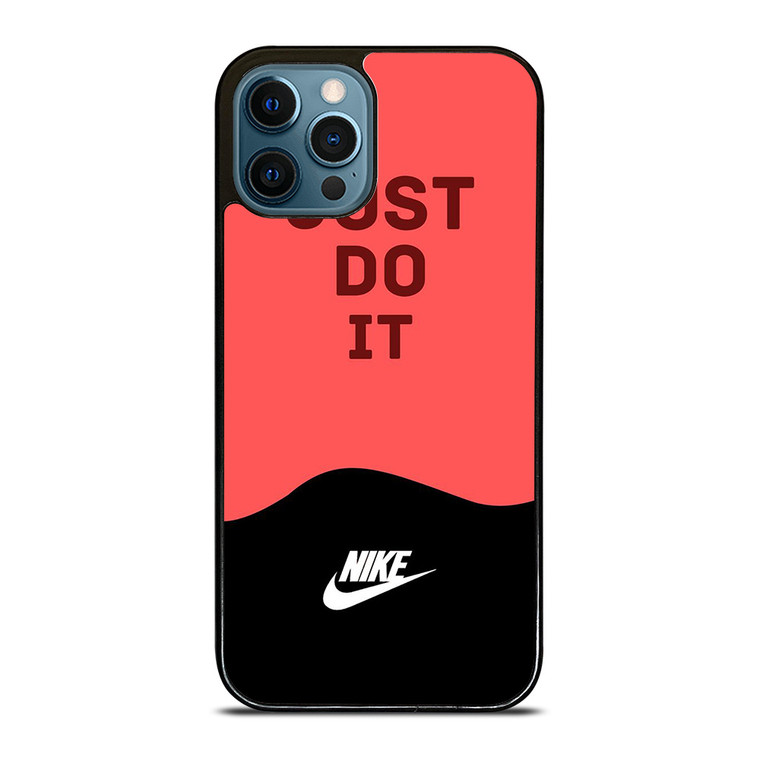 NIKE JUST DO IT SOLID RED iPhone 12 Pro Max Case Cover