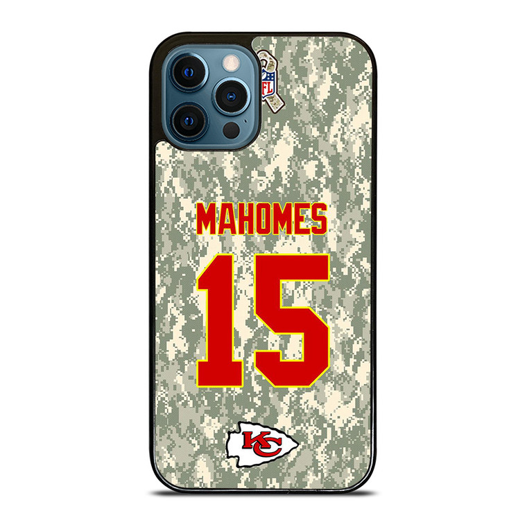 PATRICK MAHOMES KANSAS CITY CHIEFS CAMO KIT iPhone 12 Pro Max Case Cover