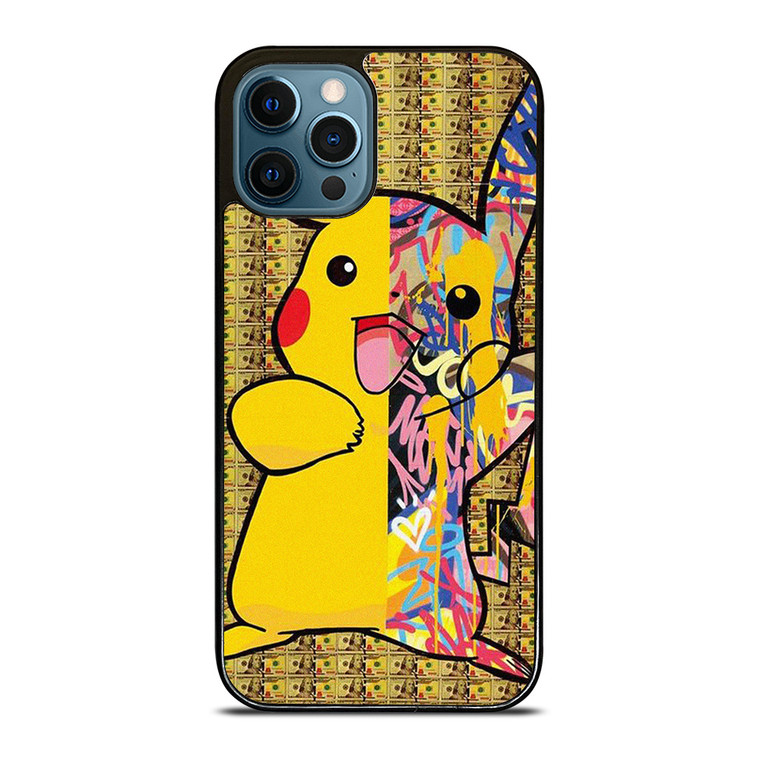 PIKACHU POKEMON ABSTRACT ART iPhone 12 Pro Max Case Cover