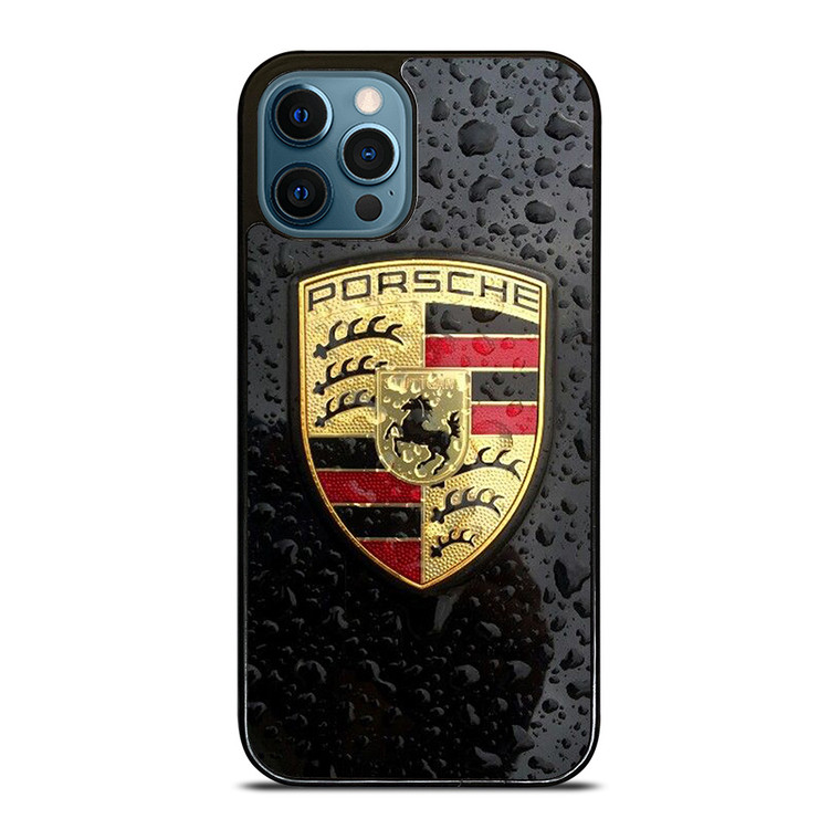 PORSCHE WET EMBLEM iPhone 12 Pro Max Case Cover