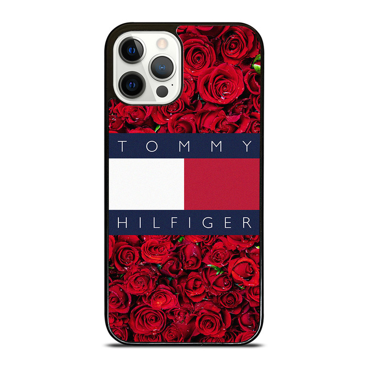 TOMMY HILFIGER ROSES LOGO  iPhone 12 Pro Case Cover