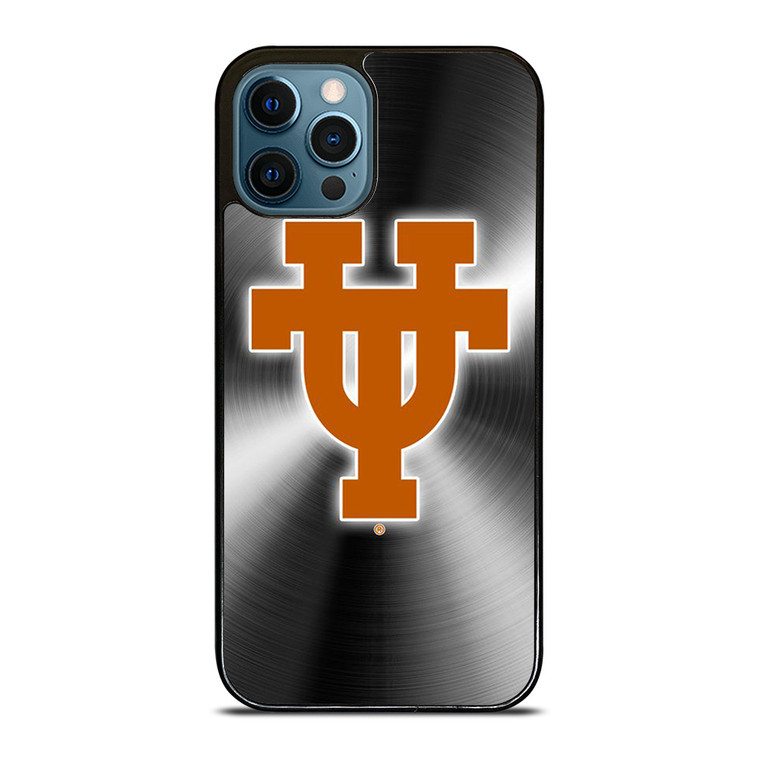 TEXAS LONGHORNS METAL LOGO iPhone 12 Pro Max Case Cover