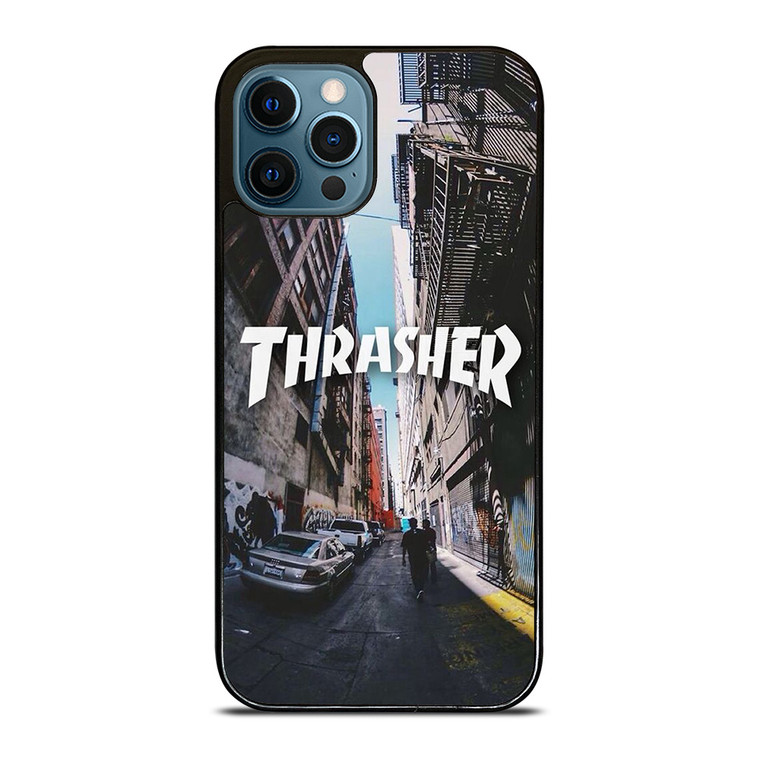 THRASHER SKATEBOARD URBAN CITY LOGO iPhone 12 Pro Max Case Cover