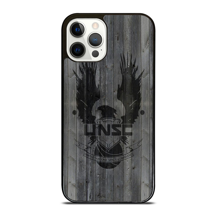 UNITED NATIONS SPACE COMMAND WOOD LOGO  iPhone 12 Pro Case Cover