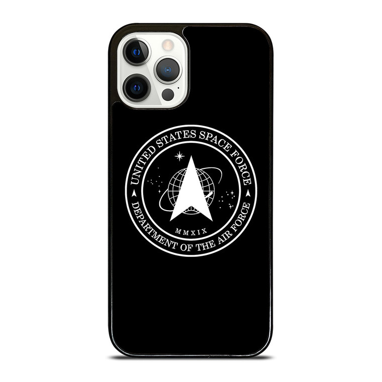 UNITED STATES SPACE FORCE BLACK  iPhone 12 Pro Case Cover