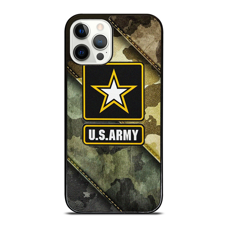 US ARMY LOGO CAMO  iPhone 12 Pro Case Cover