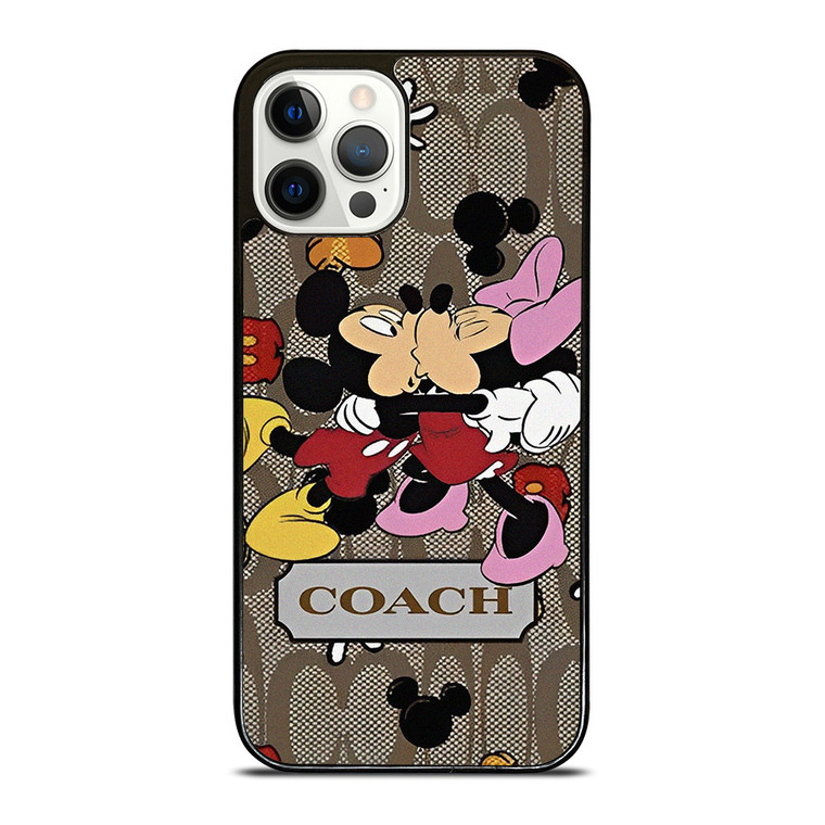 COACH NEW YORK MICKEY MOUSE KISSING iPhone 12 Pro Case Cover