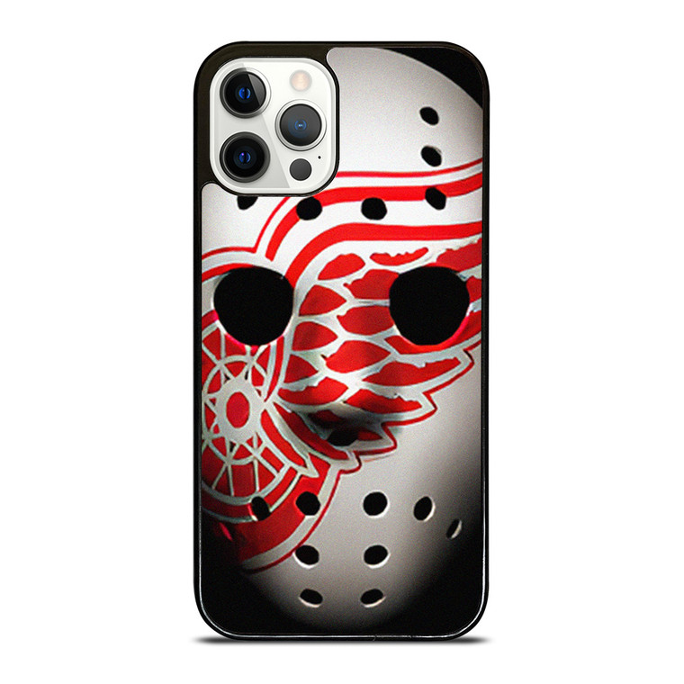 DETROIT RED WINGS JASON VOORHEES MASK iPhone 12 Pro Case Cover