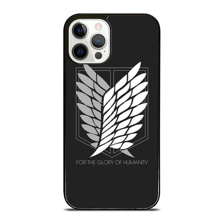 WINGS OF FREEDOM ATTACK ON TITANS HUMANITY SYMBOL  iPhone 12 Pro Case Cover