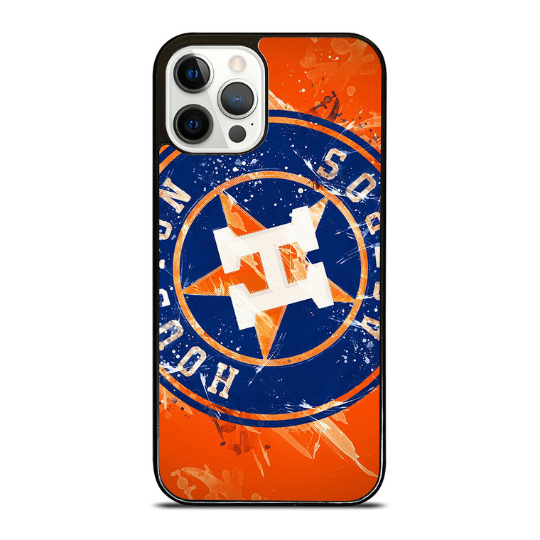 HOUSTON ASTROS BASEBALL BRUSHED SYMBOL iPhone 12 Pro Case Cover