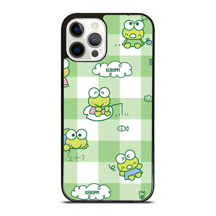 KEROPPI CARTOON TARTAN PATTERN iPhone 12 Pro Case Cover
