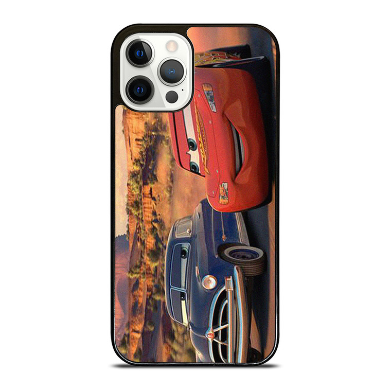 LIGHTNING MCQUEEN AND DOG HUDSON CARS iPhone 12 Pro Case Cover