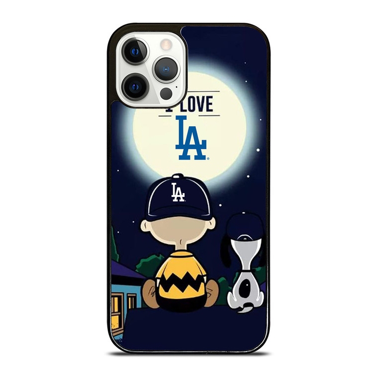 LOS ANGELES DODGERS CHARLIE BROWN SNOOPY iPhone 12 Pro Case Cover