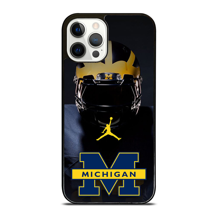 MICHIGAN WOLVERINES FOOTBALL AIR JORDAN iPhone 12 Pro Case Cover MICHIGAN WOLVERINES FOOTBALL AIR JORDAN iPhone 12 Pro Case Cover