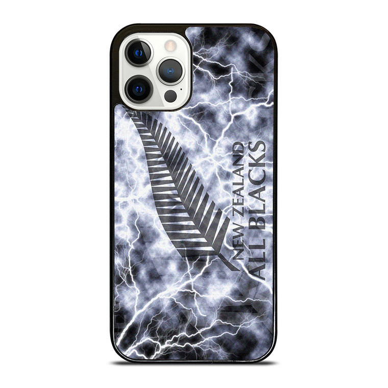 NEW ZEALAND ALL BLACK LIGHTNING LOGO iPhone 12 Pro Case Cover NEW ZEALAND ALL BLACK LIGHTNING LOGO iPhone 12 Pro Case Cover