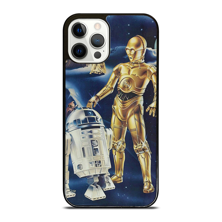 R2D2 AND C3PO ROBOT STAR WARS iPhone 12 Pro Case Cover