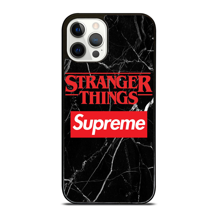 STRANGER THINGS X SUPREME LOGO iPhone 12 Pro Case Cover