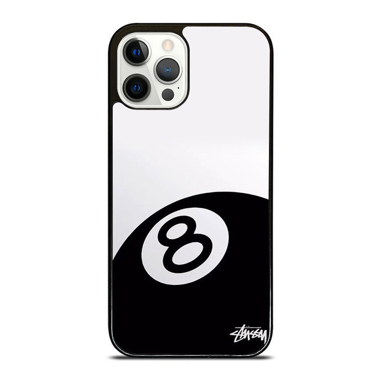 STUSSY 8 BALL BLACK iPhone 12 Pro Case Cover