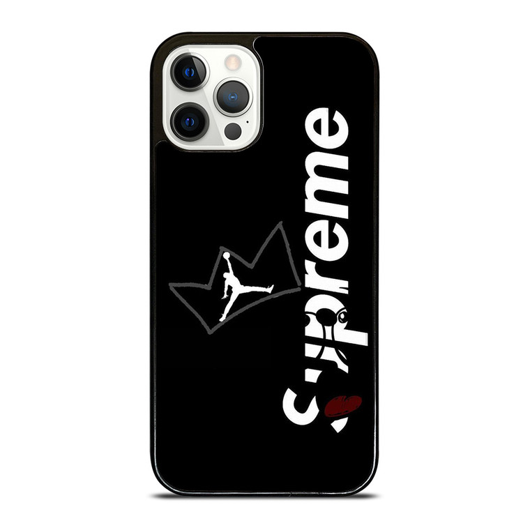 SUPREME AIR JORDAN CROWN iPhone 12 Pro Case Cover SUPREME AIR JORDAN CROWN iPhone 12 Pro Case Cover