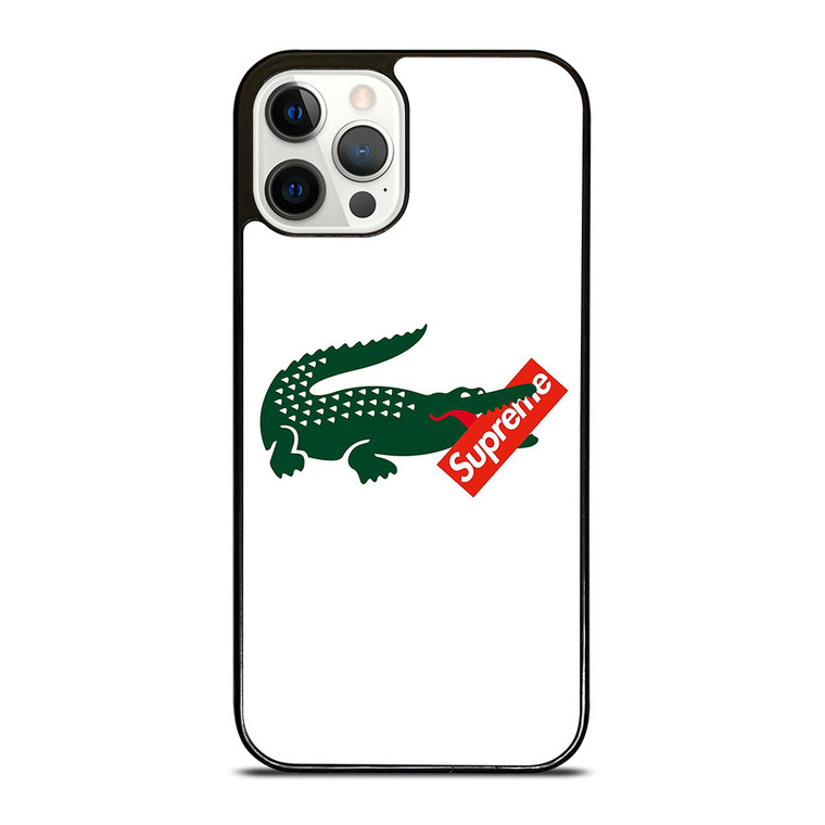 SUPREME LACOSTE COLLAB iPhone 12 Pro Case Cover