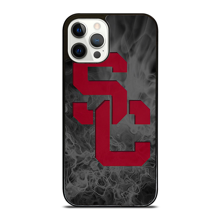 USC TROJANS FOOTBALL SMOKED LOGO iPhone 12 Pro Case Cover USC TROJANS FOOTBALL SMOKED LOGO iPhone 12 Pro Case Cover