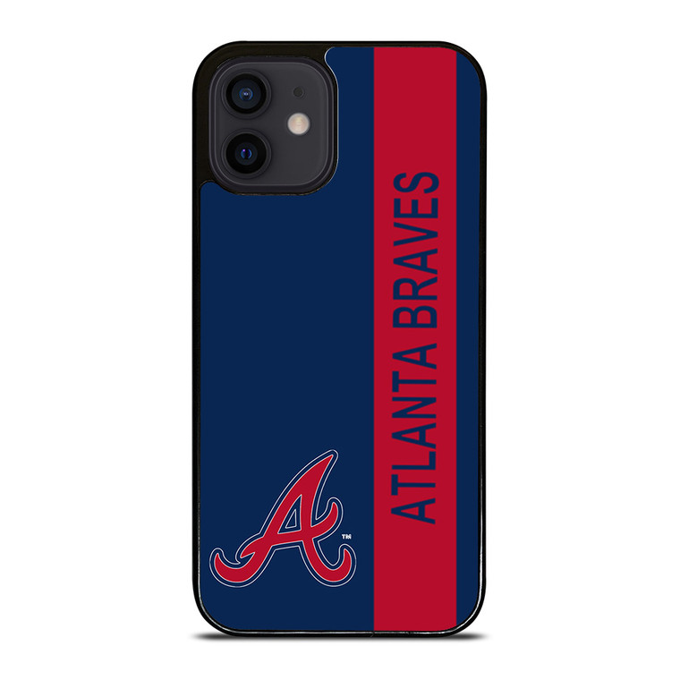 ATLANTA BRAVES BASEBALL STRIPE SYMBOL iPhone 12 Mini Case Cover