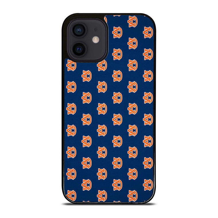 AUBURN TIGERS FOOTBALL LOGO COLLAGE iPhone 12 Mini Case Cover