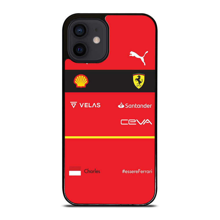 CHARLES LECRERC SCUDERIA FERRARI F1 KIT iPhone 12 Mini Case Cover