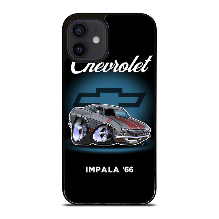 CHEVROLET IMPALA 66 CARTOON iPhone 12 Mini Case Cover