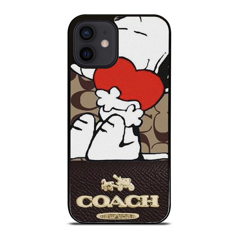 COACH NEW YORK SNOOPY iPhone 12 Mini Case Cover