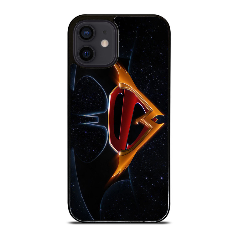 BATMAN SUPERMAN WONDER WOMAN SUPERHERO LOGO  iPhone 12 Mini Case Cover