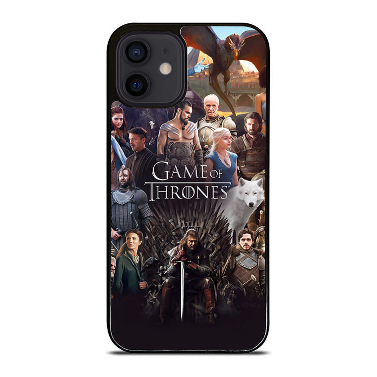GAME OF THRONES CARTOON CHARACTERS iPhone 12 Mini Case Cover