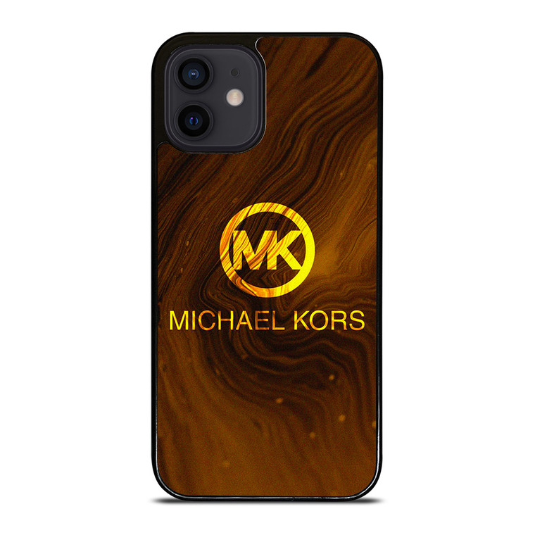 MICHAEL KORS GOLD MARBLE LOGO iPhone 12 Mini Case Cover MICHAEL KORS GOLD MARBLE LOGO iPhone 12 Mini Case Cover