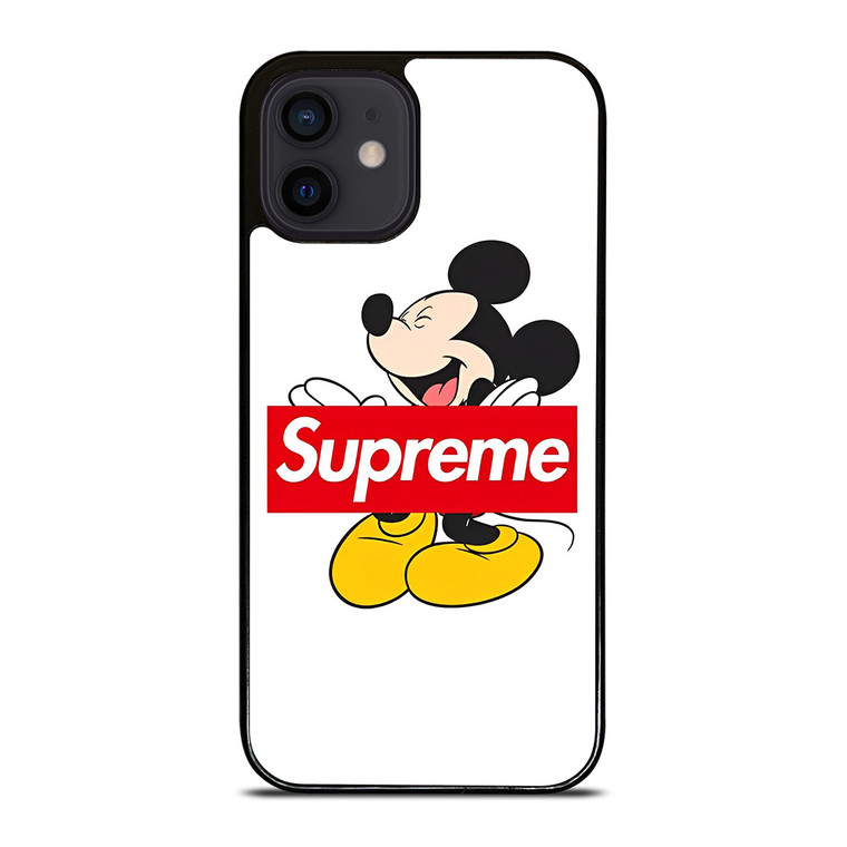 MICKEY MOUSE DISNEY SUPREME LOGO iPhone 12 Mini Case Cover MICKEY MOUSE DISNEY SUPREME LOGO iPhone 12 Mini Case Cover