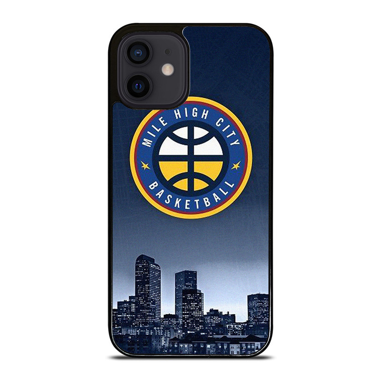 MILE HIGH CITY BASKETBALL iPhone 12 Mini Case Cover MILE HIGH CITY BASKETBALL iPhone 12 Mini Case Cover
