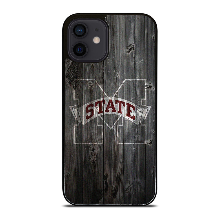 MISSISSIPPI STATE BASKETBALL WOOD LOGO iPhone 12 Mini Case Cover