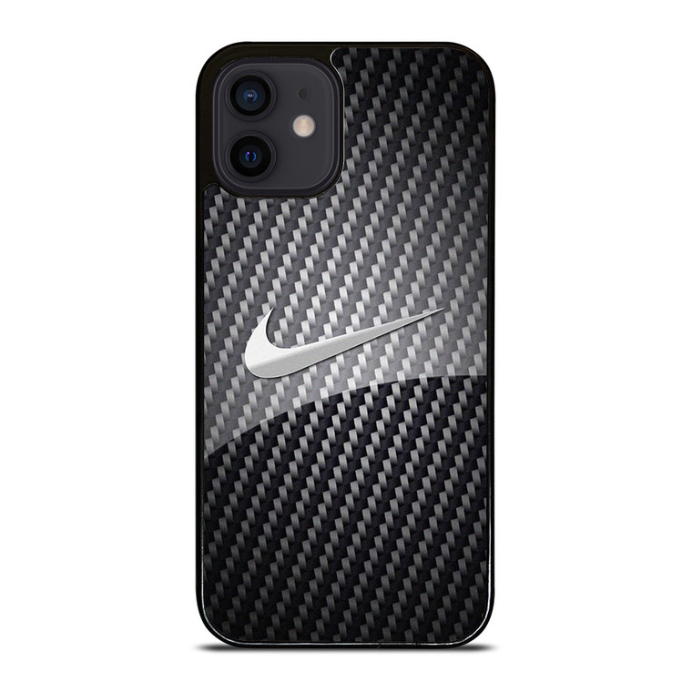 NIKE CARBON LOGO iPhone 12 Mini Case Cover NIKE CARBON LOGO iPhone 12 Mini Case Cover