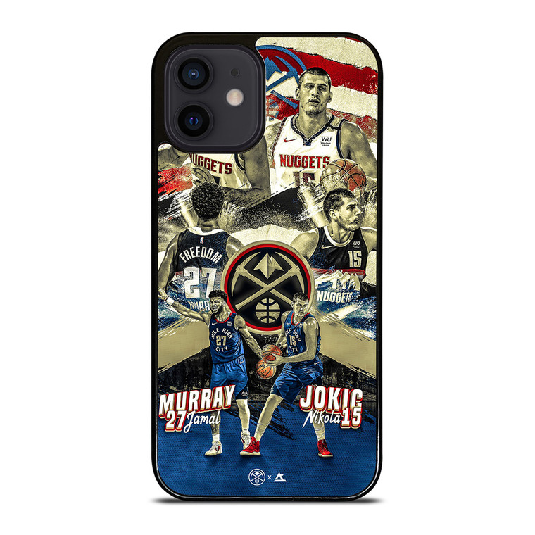 NIKOLA JOKIC X JAMAL MURRAY DENVER NUGGETS iPhone 12 Mini Case Cover