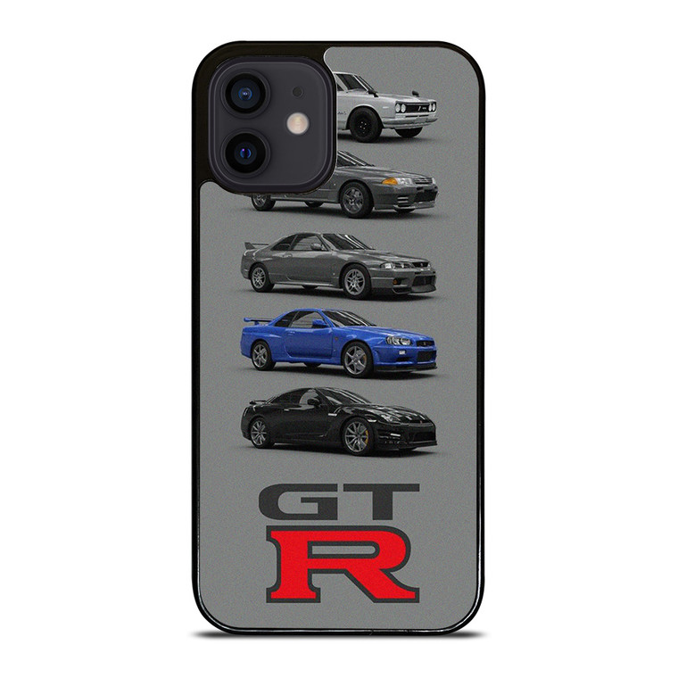 NISSAN GTR CARS EVOLUTION iPhone 12 Mini Case Cover NISSAN GTR CARS EVOLUTION iPhone 12 Mini Case Cover