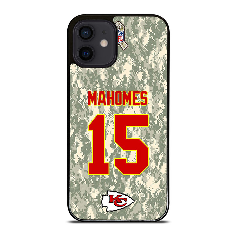 PATRICK MAHOMES KANSAS CITY CHIEFS CAMO KIT iPhone 12 Mini Case Cover