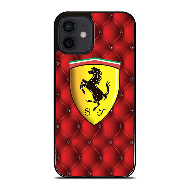 SCUDERIA FERRARI SUPER CAR RED iPhone 12 Mini Case Cover