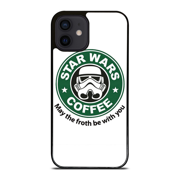 STARBUCKS COFFEE STAR WARS MAY THE FROTH BE WITH YOU iPhone 12 Mini Case Cover