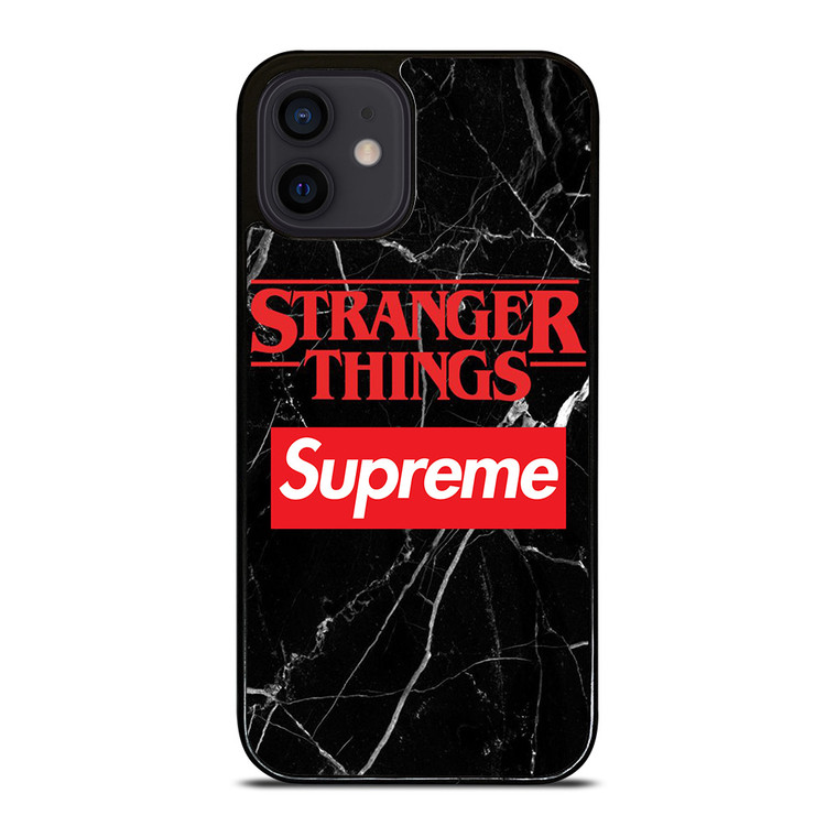 STRANGER THINGS X SUPREME LOGO iPhone 12 Mini Case Cover