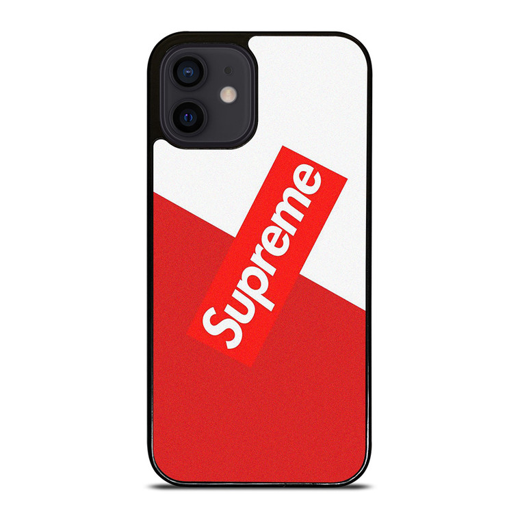 SUPREME SLICED LOGO iPhone 12 Mini Case Cover